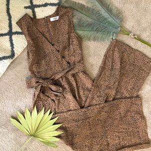 Carly Jean Los Angeles Leopard Print Jumpsuit